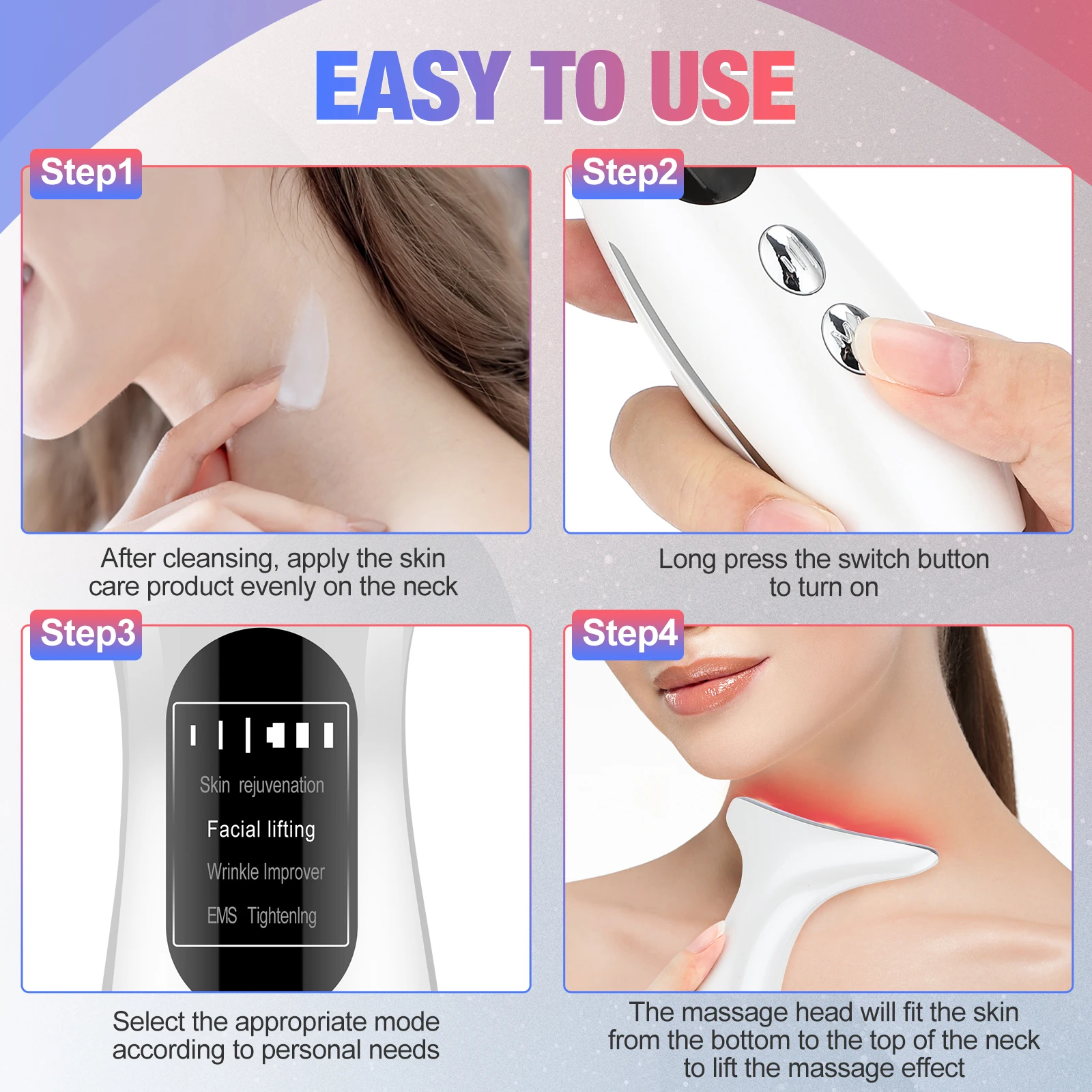 Portable Anti-Wrinkle Beauty Machine for Face Lifting & Skin Rejuvenation